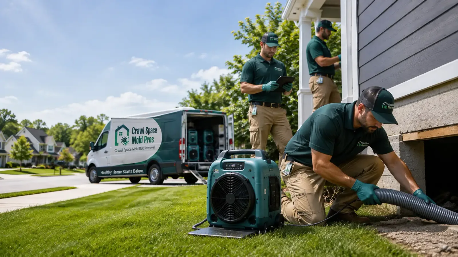 Crawl Space Mold Removal in Rogers, MN